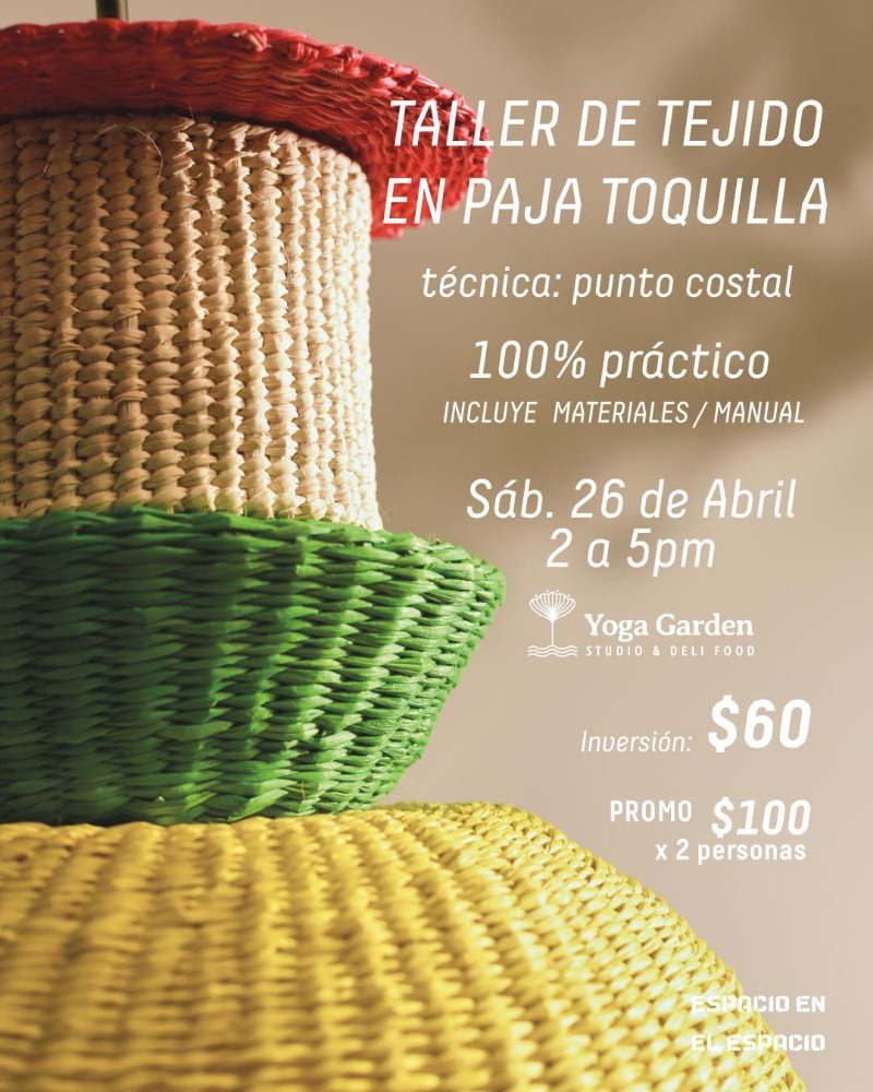 TALLER DE TEJIDO EN PAJA TOQUILLA 