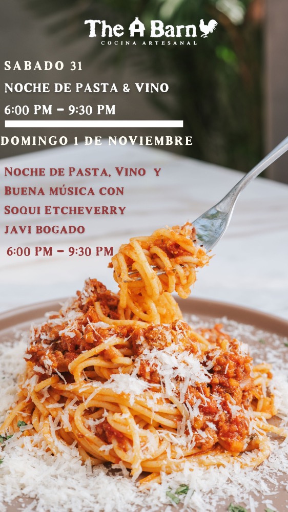 Pasta, vino y Música en vivo