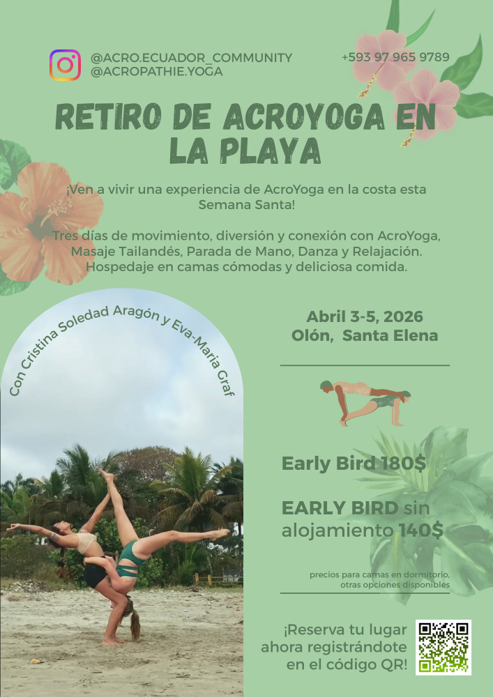 Retiro de Acro Yoga en Olón